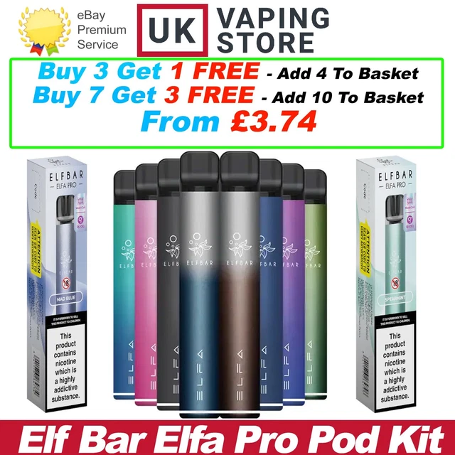 Elf Bar Disposable Vape Pod FOR SALE! - PicClick UK
