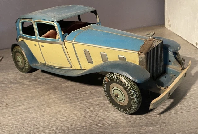 Pince à Cravate Vintage Rolls Royce – Automobile Doré/argenté – État Neuf
