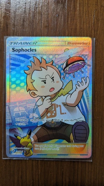 Sophocles 146/147 Full Art Trainer Pokemon Burning Shadows NM/M