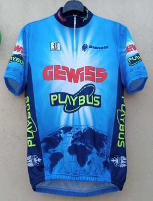 Biemme MAGLIA TOP Bici Ciclismo bike GEWISS PLAYBUS Vintage Biemme taglia XL 