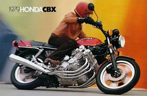 Honda Cbx1000Z Vintage Motorcycle Motorbike Poster Brochure Advert A3