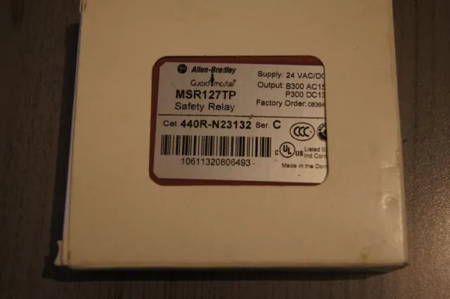 Allen Bradley MSR127TP safety Relay