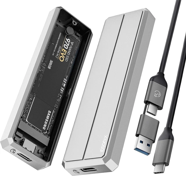 YOTTAMASTER M.2 NGFF NVMe SATA USB C 3.2 GEN 2 Adapter Externes SSD Gehäuse Case EUR 20,49 - Foto 11