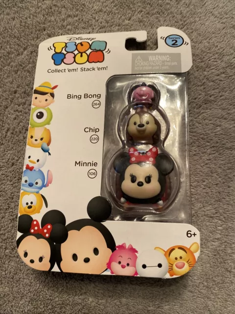 Disney Tsum Tsum 3 pack Series 2 Minnie Chip Bing Bong