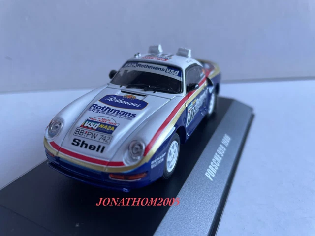 OCCASION DEAGOSTINI PORSCHE 959 Rothmans No. 186 Dakar 1986 Metge ...