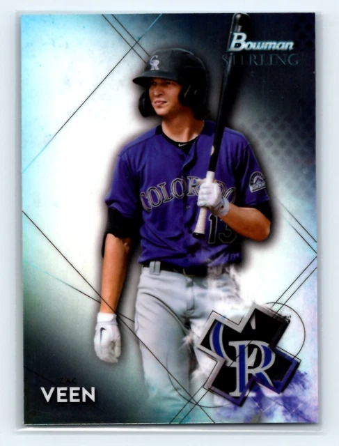 2021 Topps Bowman Sterling Prospect Zac Veen Colorado Rockies #BSP-44