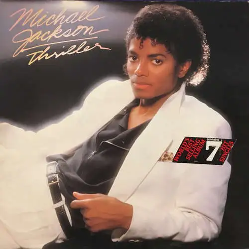 Michael Jackson Thriller LP Album Gat Vinyl Schallplatte 017