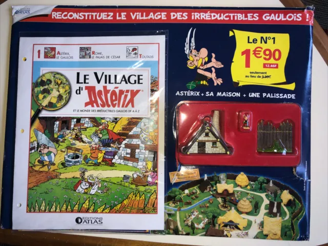 le village d’Asterix edition Atlas sous cartonnage d’origine numero 1 collector