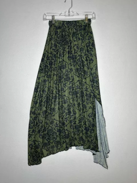 ROMWE Green Skirt Long 35" Women's X-Small