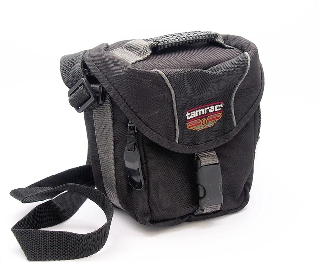 Funda negra para cámara Tamrac con correa de hombro ajustable. KO227 - distribuidor del Reino Unido