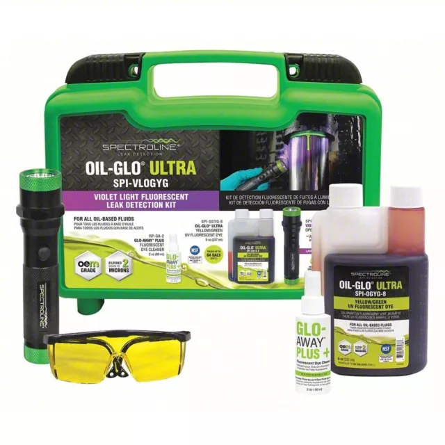 Spectroline Spi-Vlogyg Hydraulic Oil Leak Detection Kit