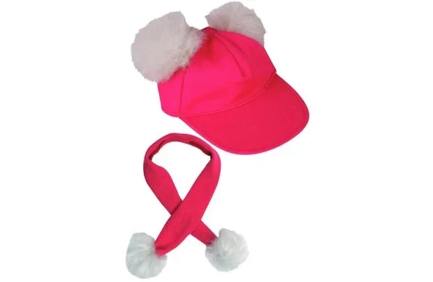 Chad Valley Designabear Pom Pom Set accessori cappello e sciarpa - NUOVO