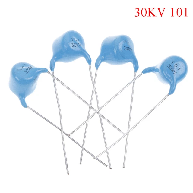 10Pcs 30KV 100P 100PF 101 high voltage ceramic capacitor 30KV 101K In US.pj