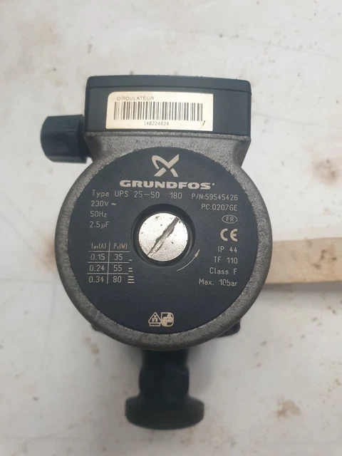 CIRCULATEUR GRUNDFOS UPS 25-50 180 - 230Vac - 35W/50W EUR 119,00 - FR