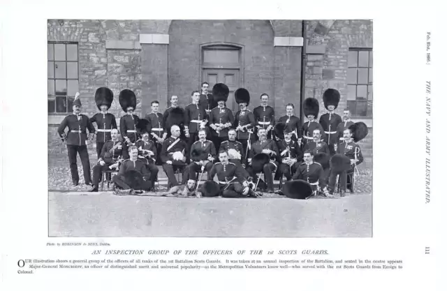 1896 1st Scots Guards Officers 93rd Highlanders Captain Subaltern