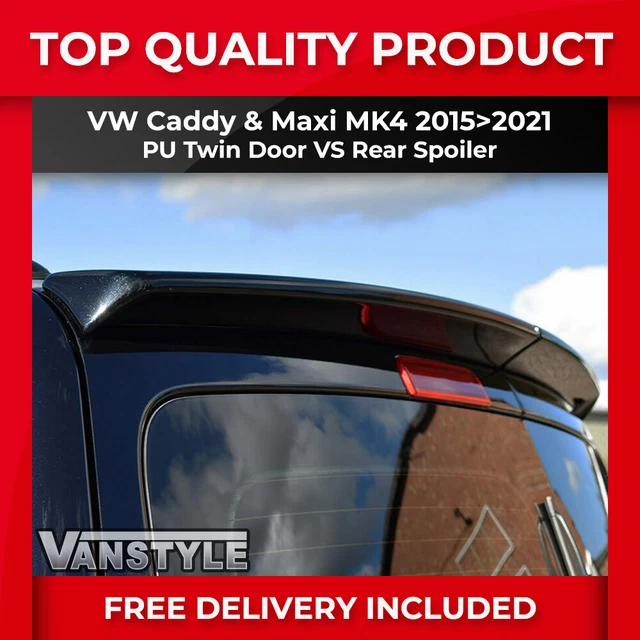 Fits Vw Caddy & Maxi Mk4 15>21 Rear Twin Barn Door Spoiler Pu Quality Not Grp