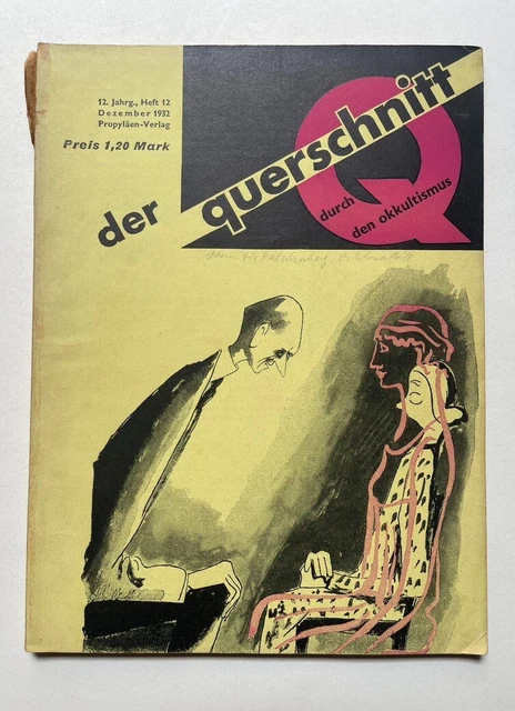 DER QUERSCHNITT 12. Jahrgang Heft 12, Der Querschnitt Magazin 1932, EUR