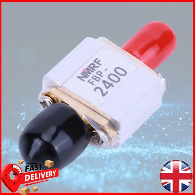 Filtre Passe-Bande 2.4GHz 2450MHz Zigbee Anti-Brouillage 10W – Interface SMA Pour Améliorer Signal WiFi/Drone