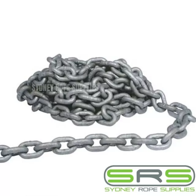 Anchor Chain 8Mm Per Metre Galvanised Grade L