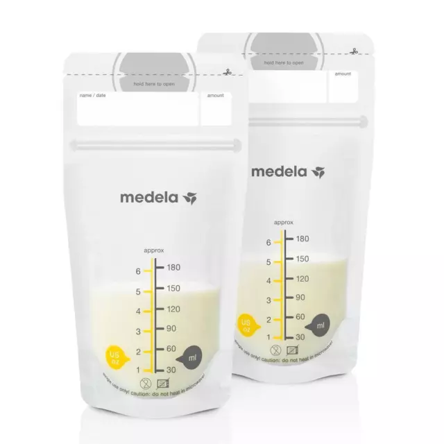 Medela Breast Milk Storage Bags, 25 Pack