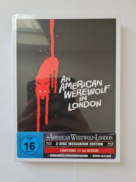 An American Werewolf In London Blu-Ray 2 Disk Ltd Edition Usa Artwork