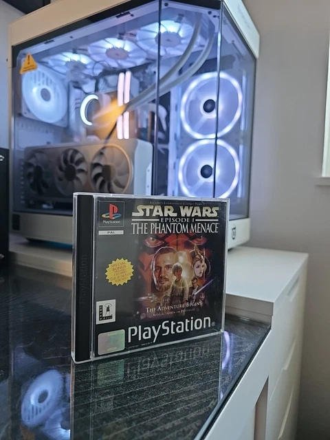 Star Wars Episode 1 La Menace Fantôme Sur PS1 – Version Japonaise Import, Très Bon état