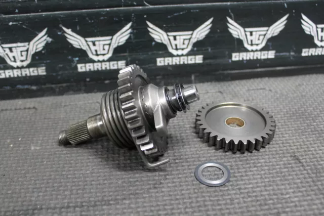 1989 Kawasaki 89-94 Kdx200 Oem Kickstart Kick Start Shaft W Idler Gear Spindle