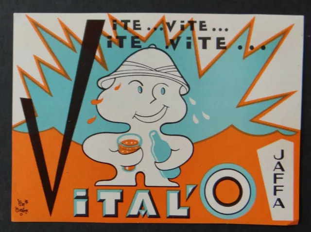 Étiquette VITALO SODA ORANGE  label