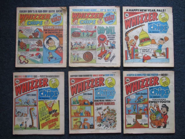 Whizzer & Chips Comic : 1976 - 1987  - Choose which issues you need !