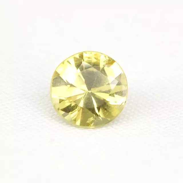 Shola Vrai 1,48 Carats Naturelle Objet Rare Vert Jaune Chrysobéryl Du Brésil