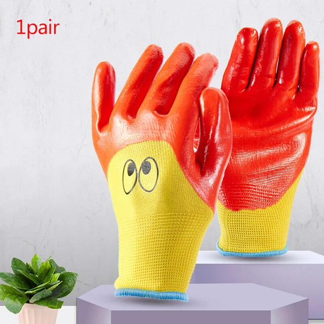 Guantes de protección duraderos impermeables para niños niños antimordeduras .EL