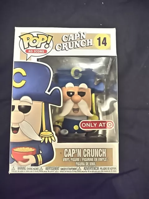 Funko Pop! #14 Cap'N Crunch Cereal Quaker Oats Capn Target Exclusive Ad Icons