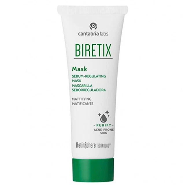 Máscara reguladora de sebo Biretix 25 ml