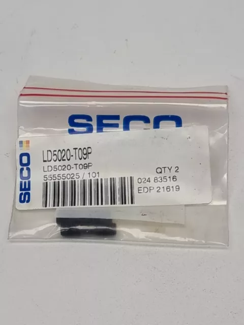 2x Seco LD5020-T09P Clamp Screw for Indexable Toolholders 02483516