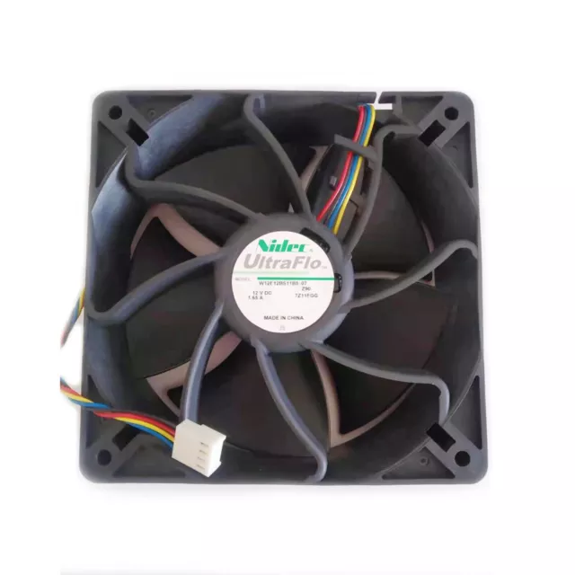 For Nidec Ultraflo W12E12BS11B5-57 120 × 120 × 38 mm Antminer Cooling Fan