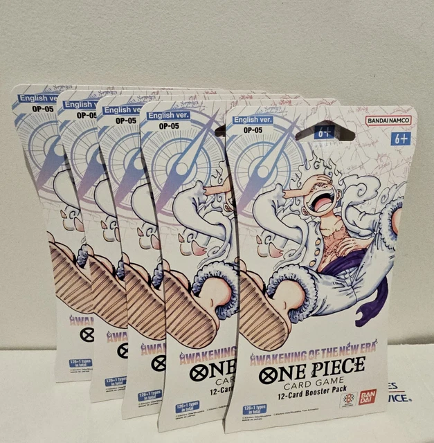 One Piece Card Game Booster Awakening Of The New Era [OP05] En Japonés – 3 Sobres Con Protección De Envío Heartforcards, Ideal Para Coleccionistas