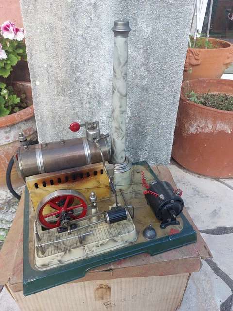 Moteur Stirling HOPBLOCK SE-01 – Machine à Vapeur En Métal Avec Générateur Et Lampe, Modèle éducatif 84 Pièces