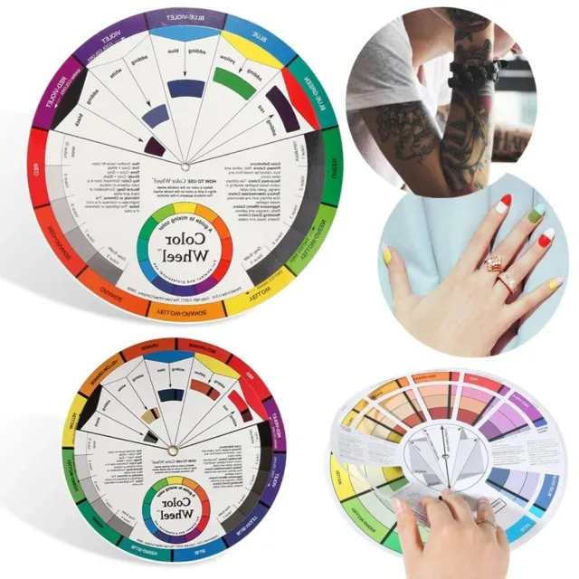 Pocket Artist Colour Wheel Paint Mixing Guide Educational Art Painting Theory Uk