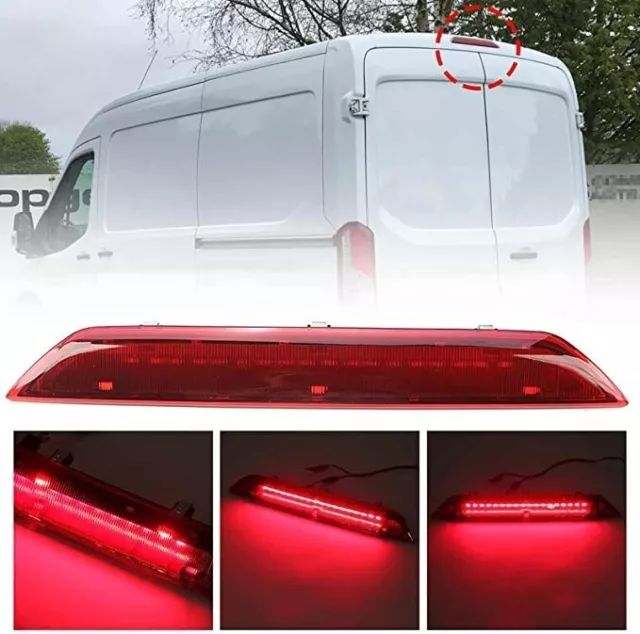 Pour Ford Transit MK8 Custom LED Feu Arrière Troisième Stop 3. Stopp-Rücklicht