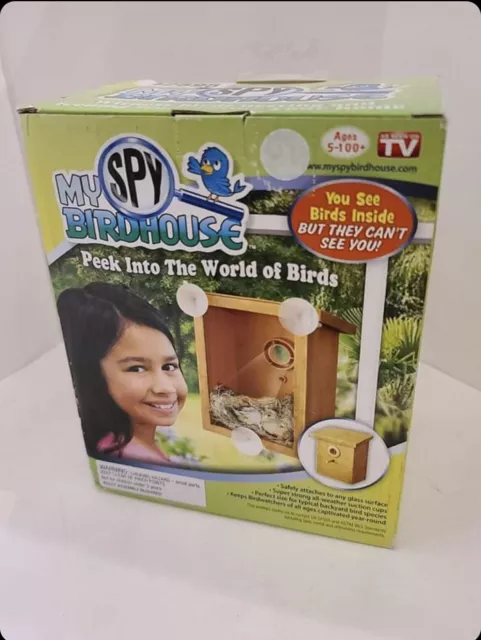 My Spy Birdhouse As Seen on TV Watch Bird Build Nests Lay Eggs On Window Suction
