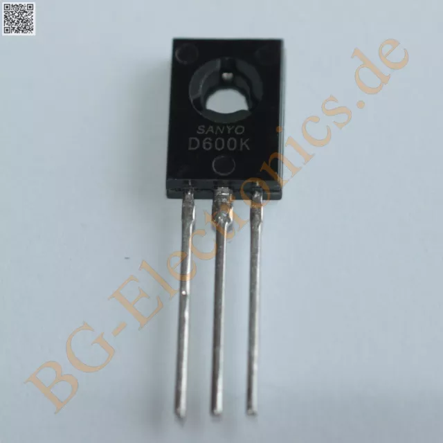 1 x 2SD600 NPN Power Transistor 8W 120V 1,0A 120V  2SD600K Sanyo TO-126 1pcs