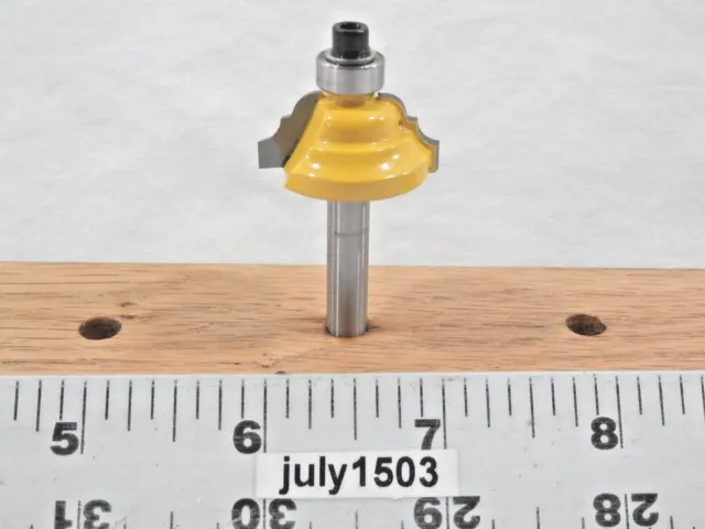 (1) NEW  Yonico 1/8" R Double Roman Ogee Edge Profile Carbide Tip Router Bit y2