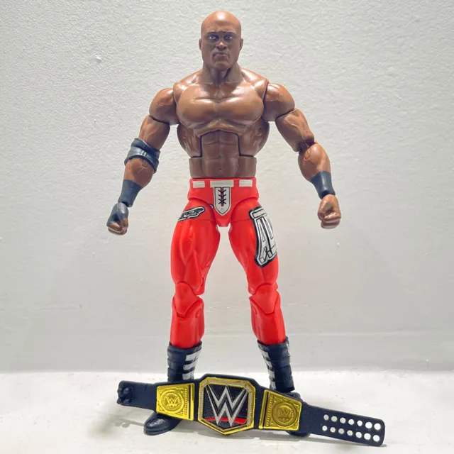 WWE Elite Bobby Lashley Championship Belt Wrestling Action Figure AEW Figurines