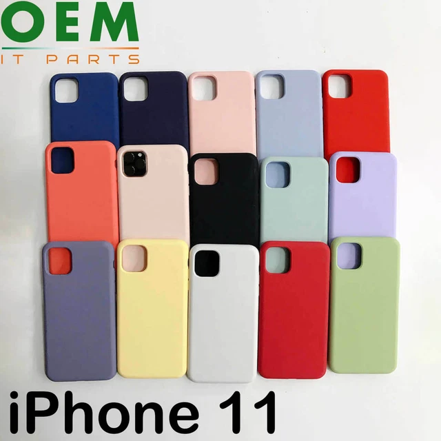 For Apple iPhone 11 Case Liquid Silicone Luxury Thin Soft Phone Cover New