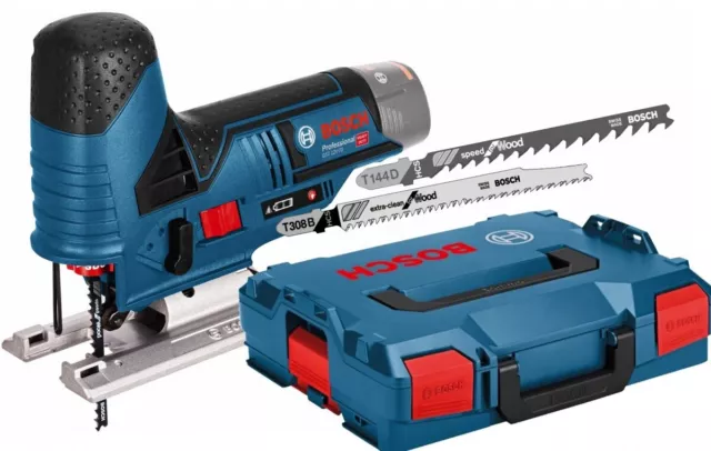 Bosch Akku-Stichsäge GST 12V-70 - Solo - L-BOXX 102 - inkl. T144D + T308B