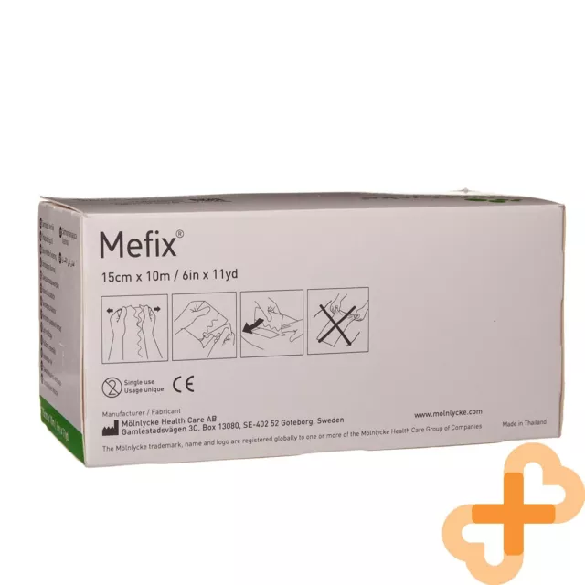 Mefix Mölnlycke Mefix Adhésif Tissu Ruban Bandage 15cm X 10m Rouleau Patch 2