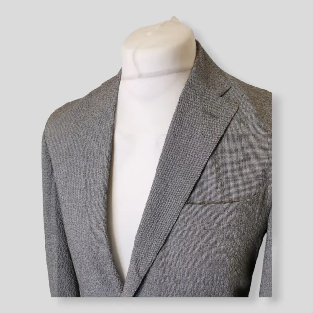 Boglioli Dover Jacket Mens Size 46 Grey Single Breasted Blazer 3