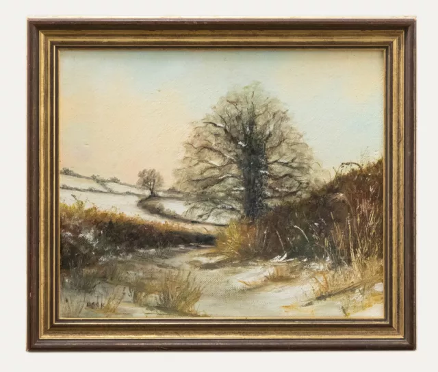 Linda Silk  - Contemporary Oil, Winter Scene at Wick