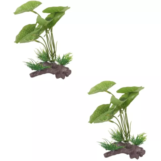 2x Realistic Lasting Betta Fish for Terrarium Supply