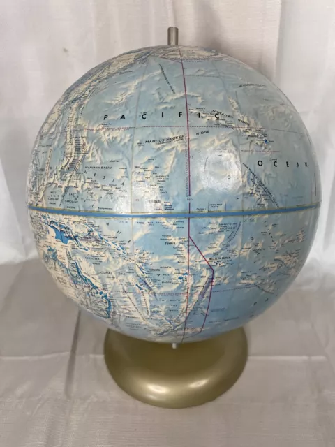 Rand McNally World Portrait Globe 16" Tall Vintage